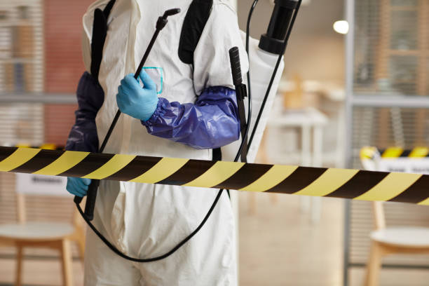 Professional Biohazard Cleanup technician working in Cumming, GA